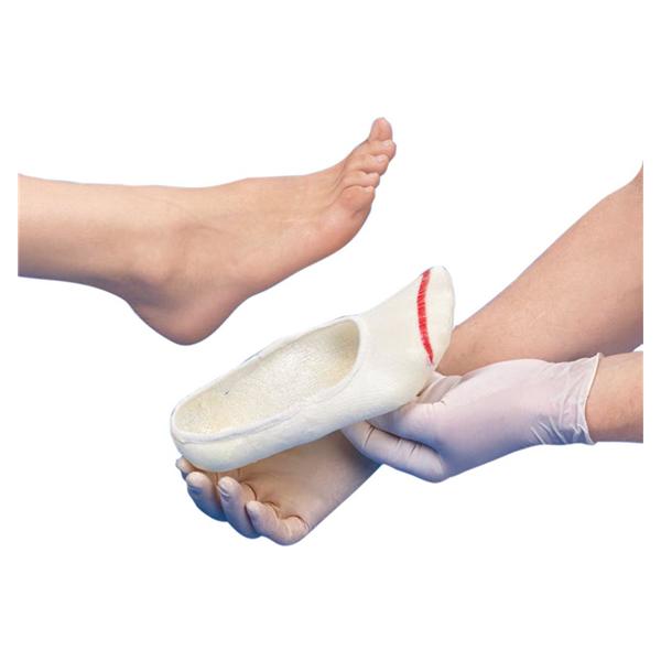 Socks Casting Slipper White Size Medium 10Pr/Bx